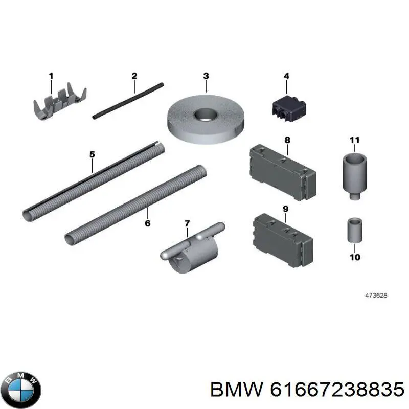 Comprar 61667238835 BMW Boquilla del lavaparabrisas