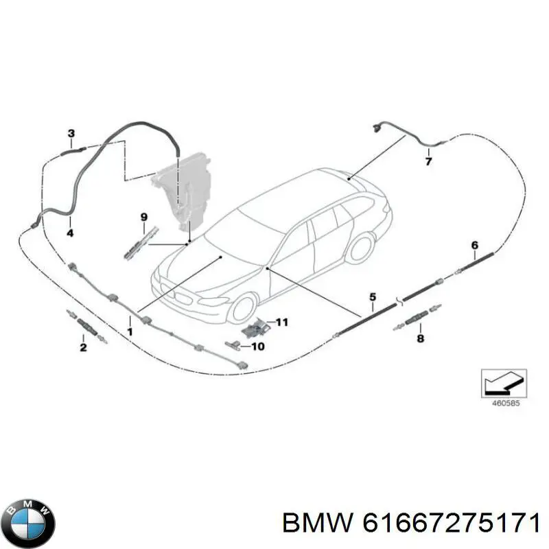 Boquilla del lavaparabrisas BMW 61667275171 precio, desde 75,70 EUR