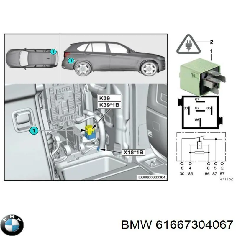 61667304067 BMW depósito del agua de lavado, lavado de parabrisas