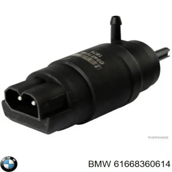 Bomba de agua limpiaparabrisas, delantera 61668360614 BMW