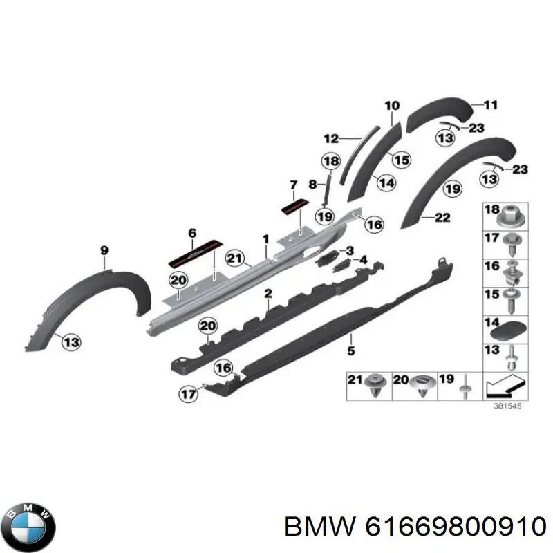 Comprar 61669800910 BMW Depósito de limpiaparabrisas