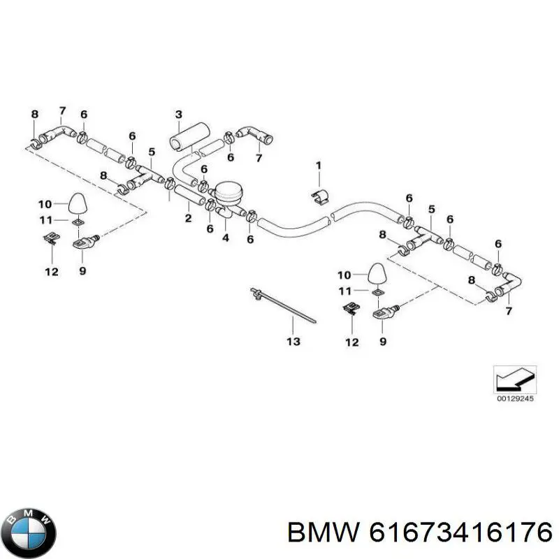 Comprar 61673416176 BMW Cubierta De Espejo Retrovisor Derecho