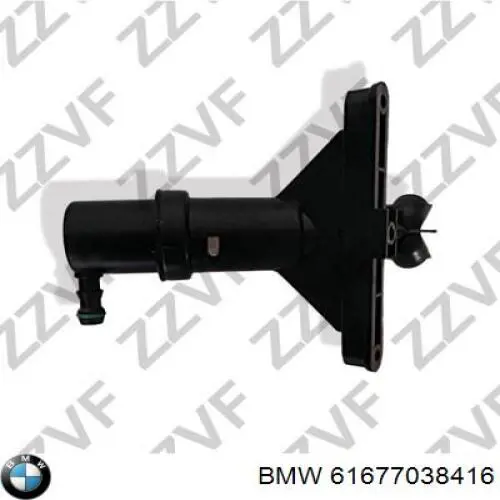Comprar 61677038416 BMW Tobera del lavador de faro delantero derecho