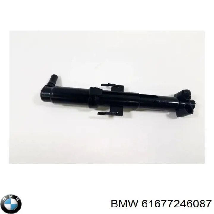 61677246087 BMW tobera de agua regadora, lavado de faros, delantera izquierda