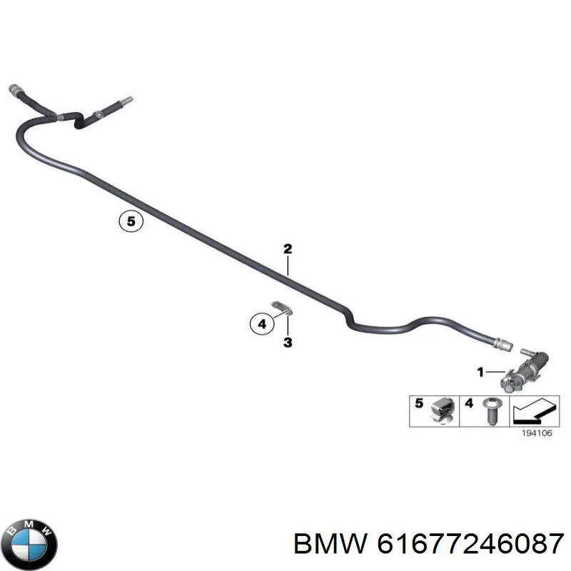 Tobera del lavafaros delantero izquierdo BMW 61677246087 precio, desde 31,17 EUR