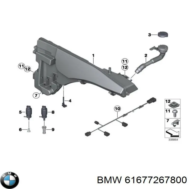  BMW 61677267800 precio, desde 51,40 EUR