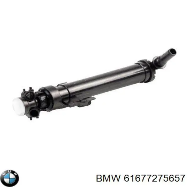 Tobera del lavafaros delantero izquierdo 61677380421 BMW