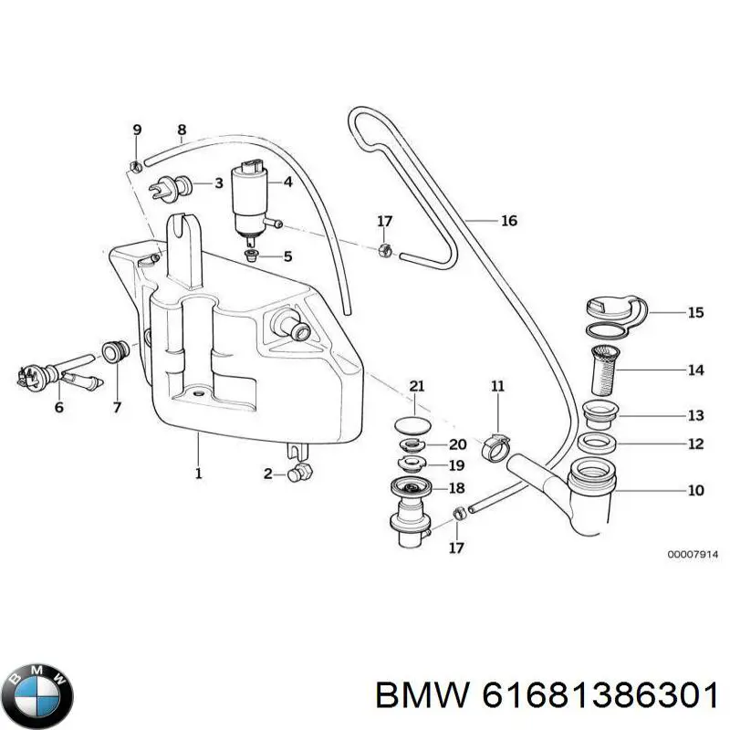 Comprar 61681386301 BMW 
