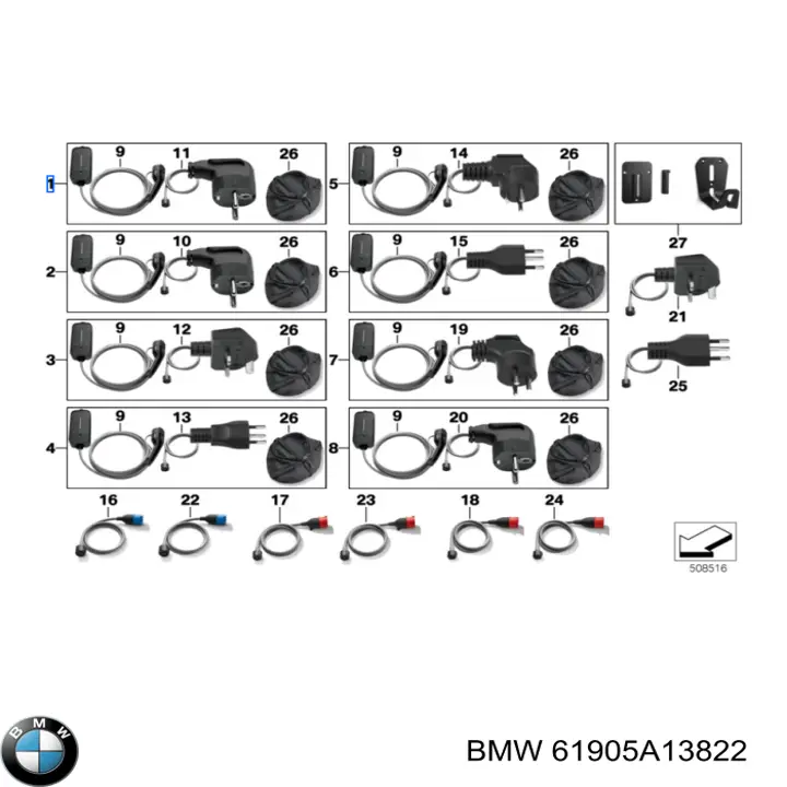 61905A13822 BMW