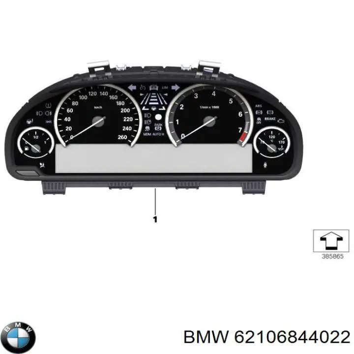 Comprar 62108795218 BMW Cuadro instrumentos