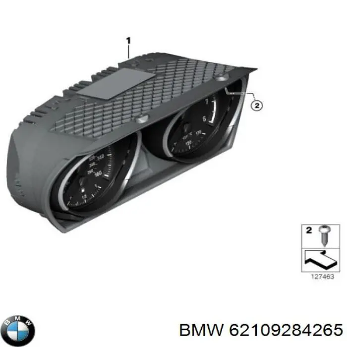 62109284265 BMW tablero de instrumentos (panel de instrumentos)