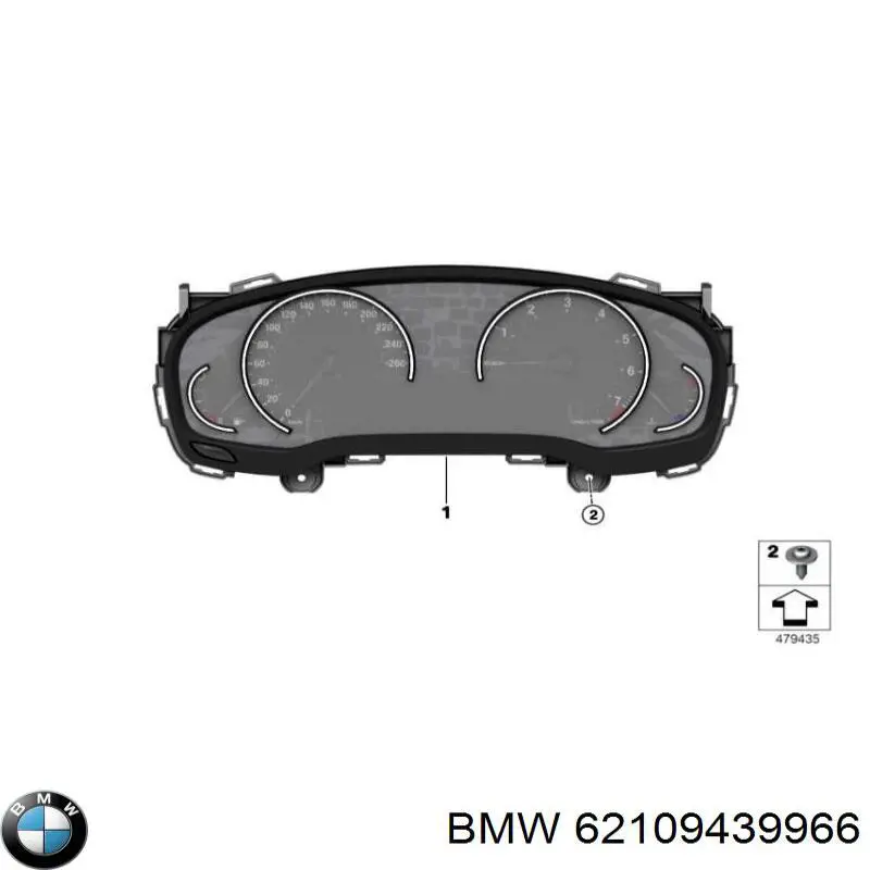 Tablero de instrumentos BMW 62109842916 precio, desde 583,70 EUR