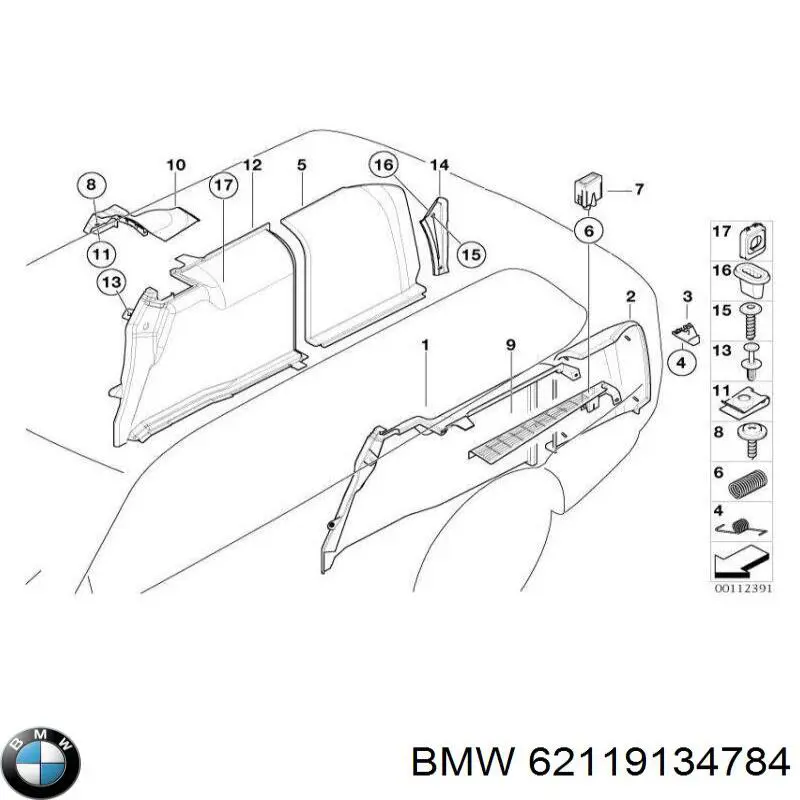 62119134784 BMW tablero de instrumentos (panel de instrumentos)