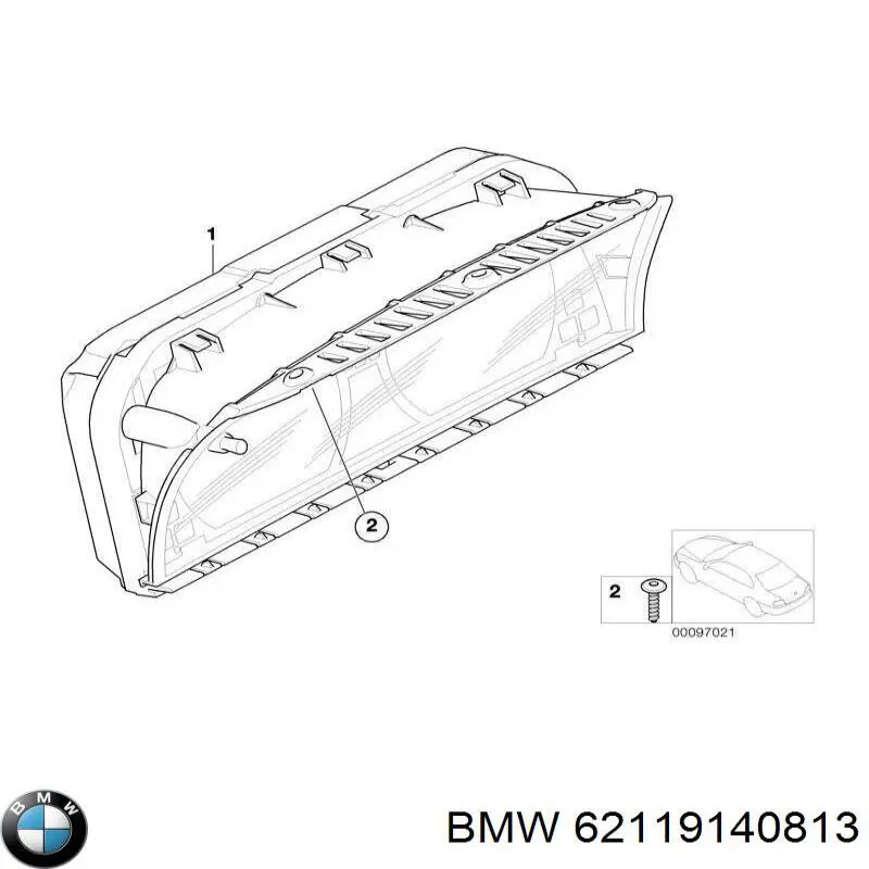 62116922163 BMW tablero de instrumentos (panel de instrumentos)