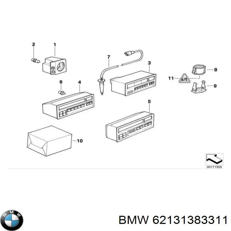 BMW 62131383311 precio, desde 3,74 EUR