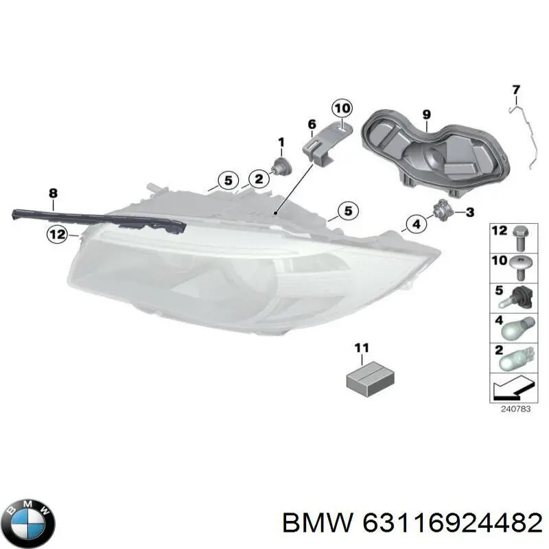 Comprar 63116924482 BMW 