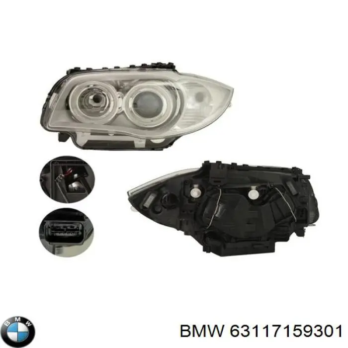 63117159301 BMW faro izquierdo