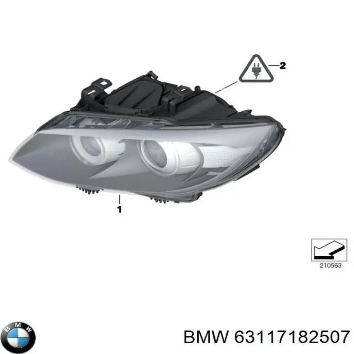 Comprar 63117182507 BMW Faro delantero izquierdo