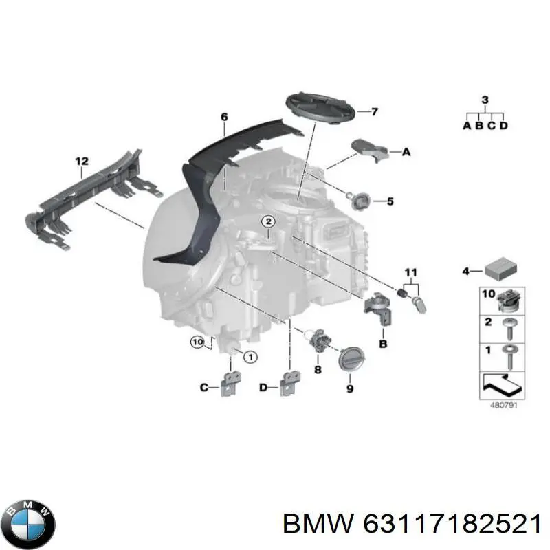 63117182521 BMW piloto intermitente derecho