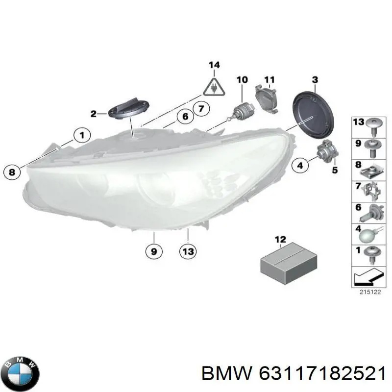 Comprar 63117182521 BMW Piloto intermitente derecho