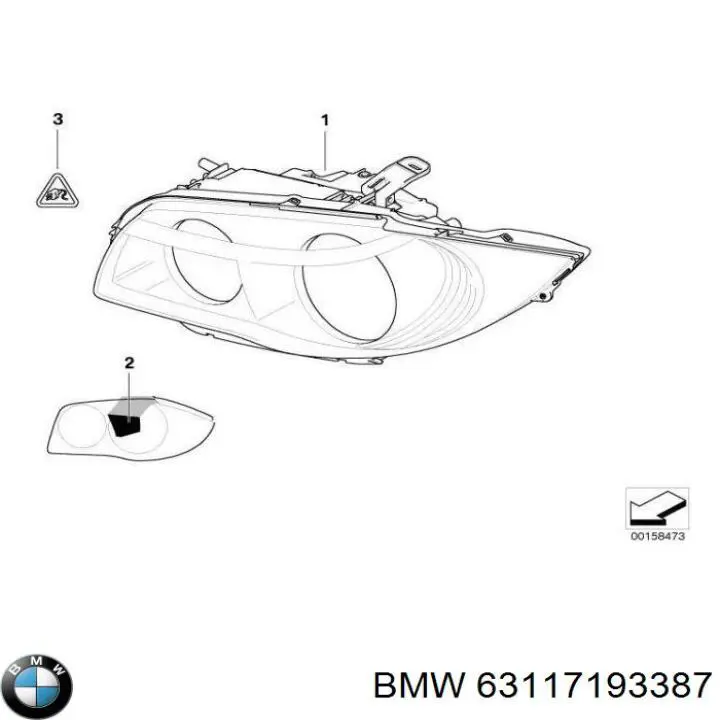 63117193387 BMW Faros
