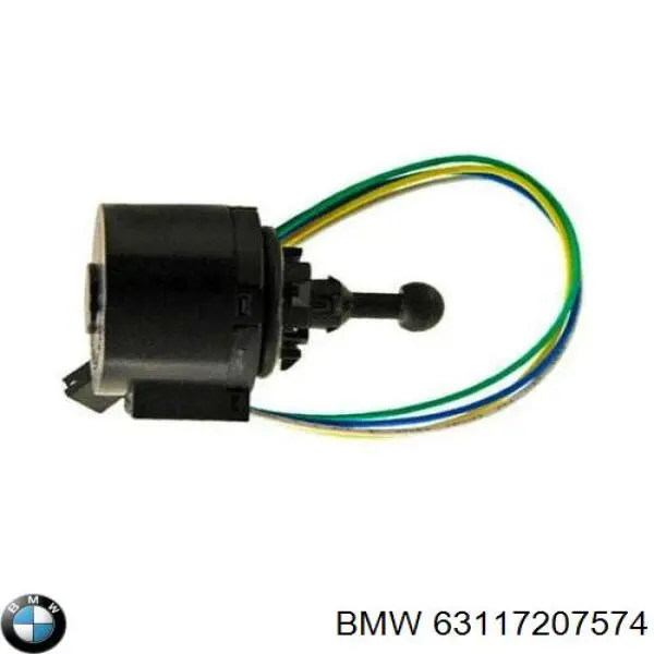 Motor regulador de faros 63117207574 BMW