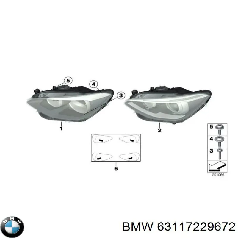 Faro derecho BMW 1 F20