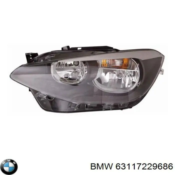 63117229686 BMW faro derecho