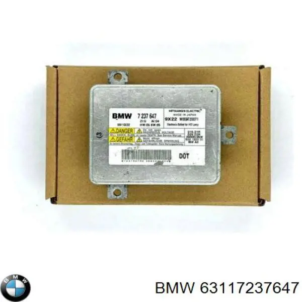 Unidad de control de xenón 63117237647 BMW