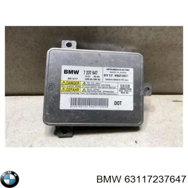 63117237647 BMW Unidad de control de xenón
