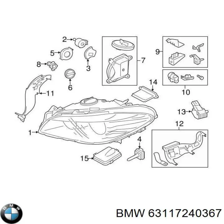  BMW 63117240367 precio, desde 32,64 EUR