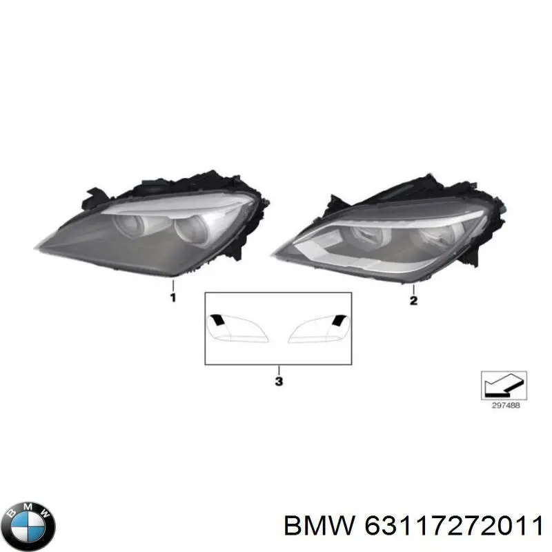 63117272011 BMW Faros