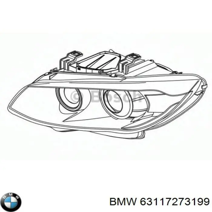 Faro izquierdo para BMW 3 (E92)