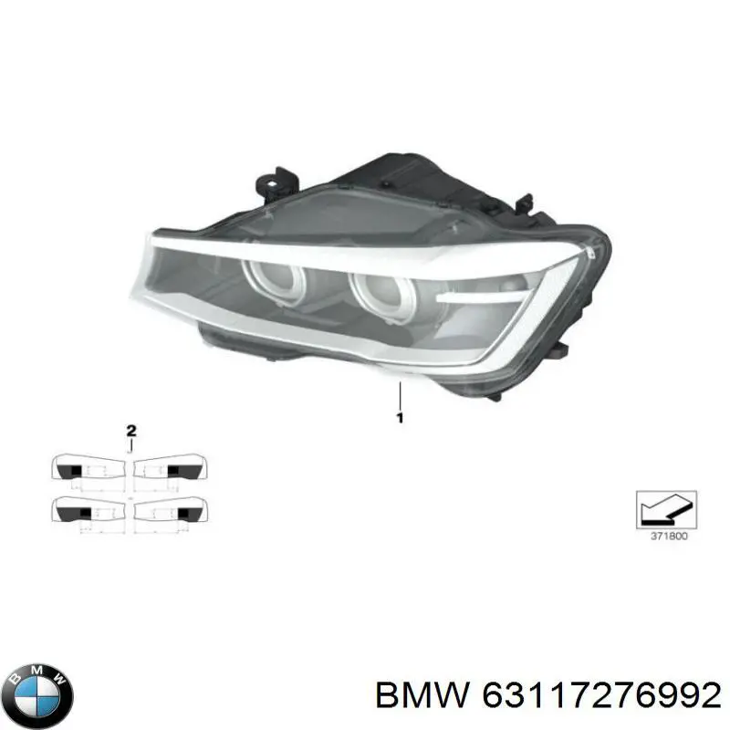 Comprar 63117276992 BMW Faro derecho