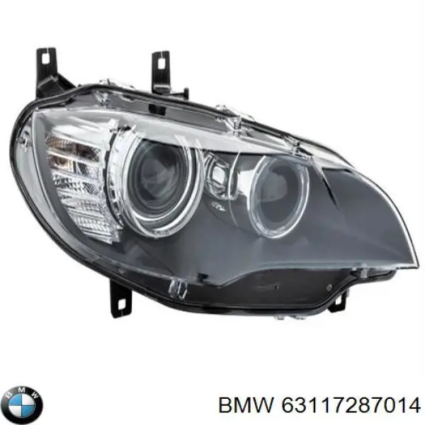 Faro derecho 63117271372 BMW