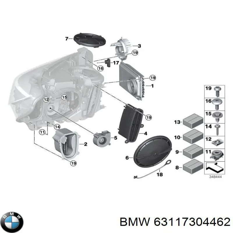 Faro derecho para BMW 2 (F23)