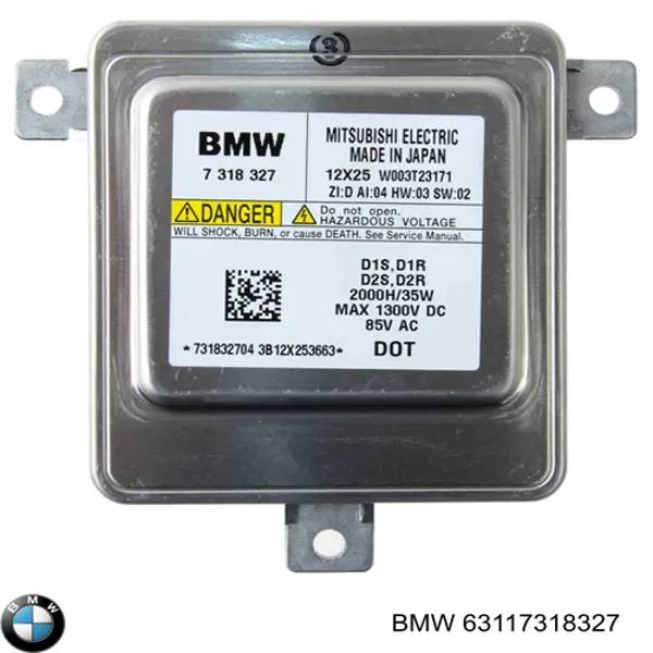 Unidad de control de xenón BMW 63117318327