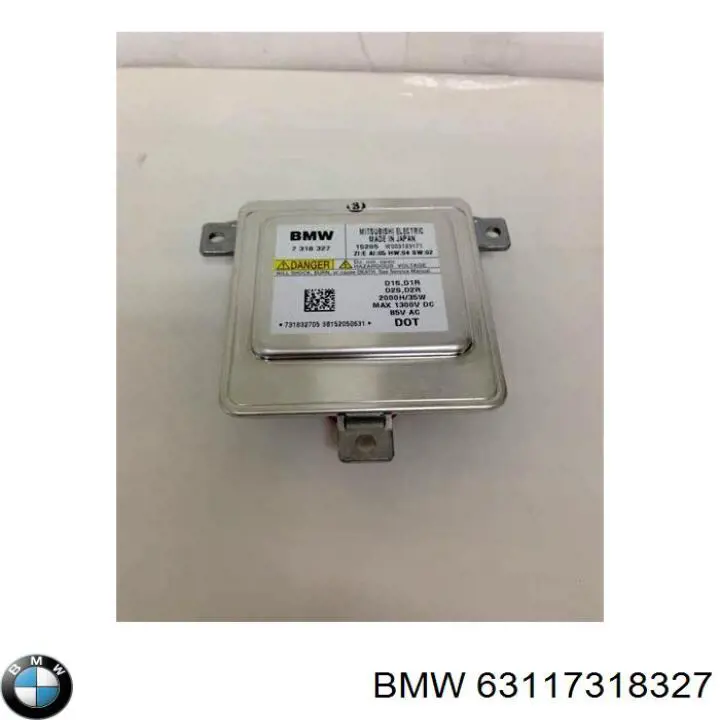 63117318327 BMW bobina de reactancia, lámpara de descarga de gas