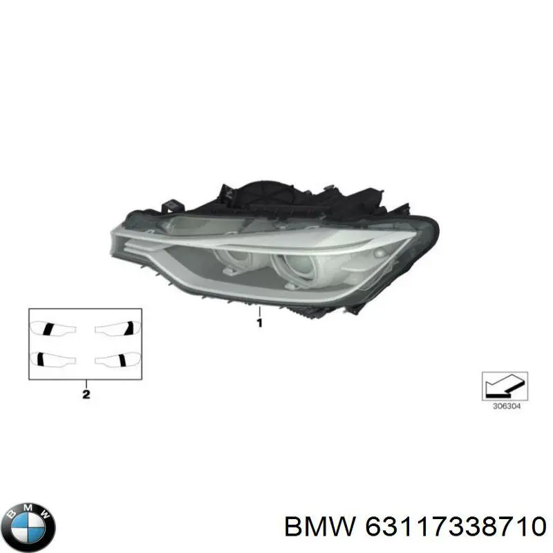 63117338710 BMW faro derecho