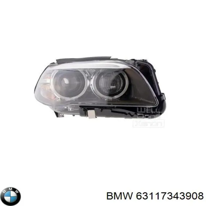 Faro derecho 63117343908 BMW