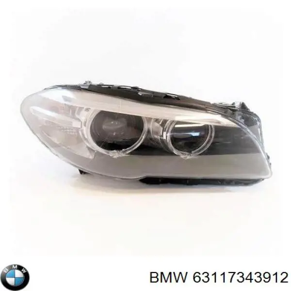 Faro derecho 63117343912 BMW