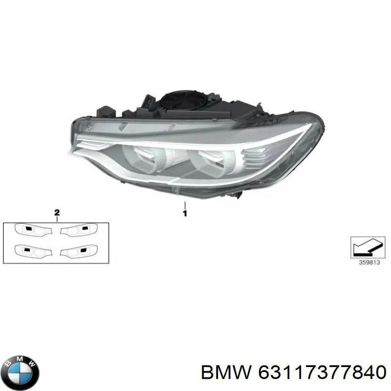 Faro derecho BMW 63117377840 precio, desde 847,95 EUR
