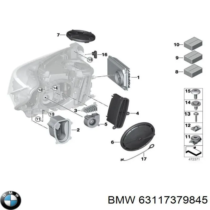 63117379845 BMW tapón roscado, colector de aceite