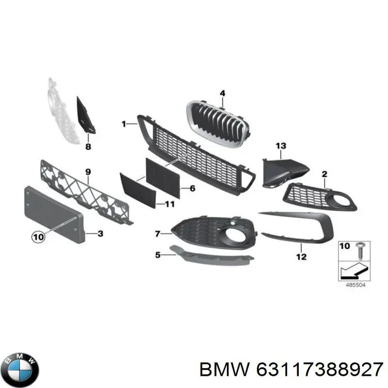63117388927 BMW Faros
