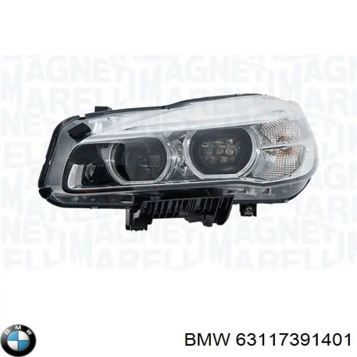 Faros delantero izquierdo para BMW 2 