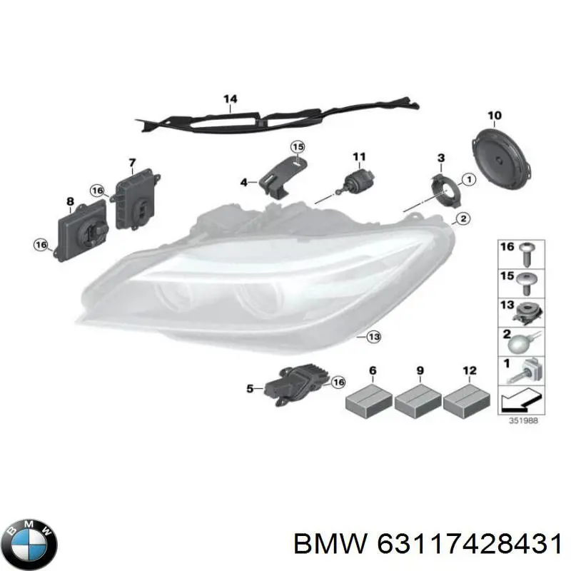  BMW 63117428431 precio, desde 37,49 EUR