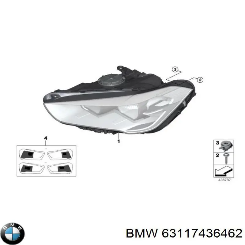 Comprar 63117436462 BMW Faro derecho