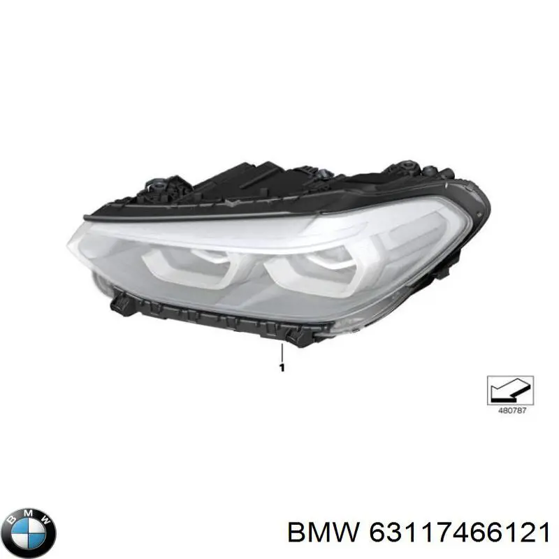 63117466121 BMW Faros