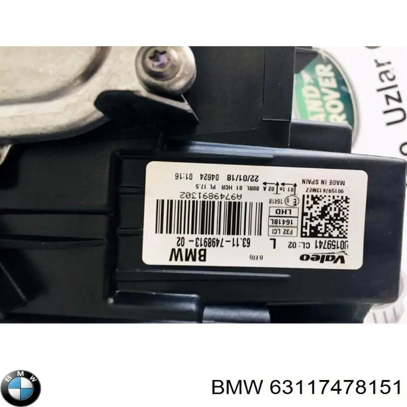 Comprar 63117478151 BMW Faro delantero izquierdo