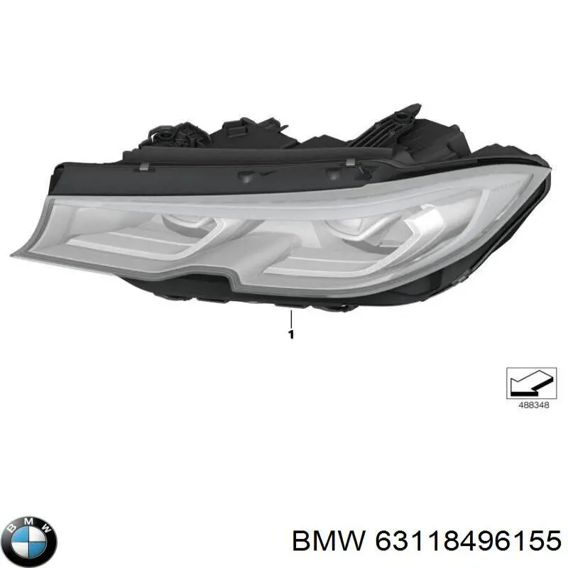 63118496155 BMW Faros